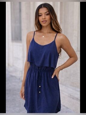 Nerlerolian Navy Blue Dress